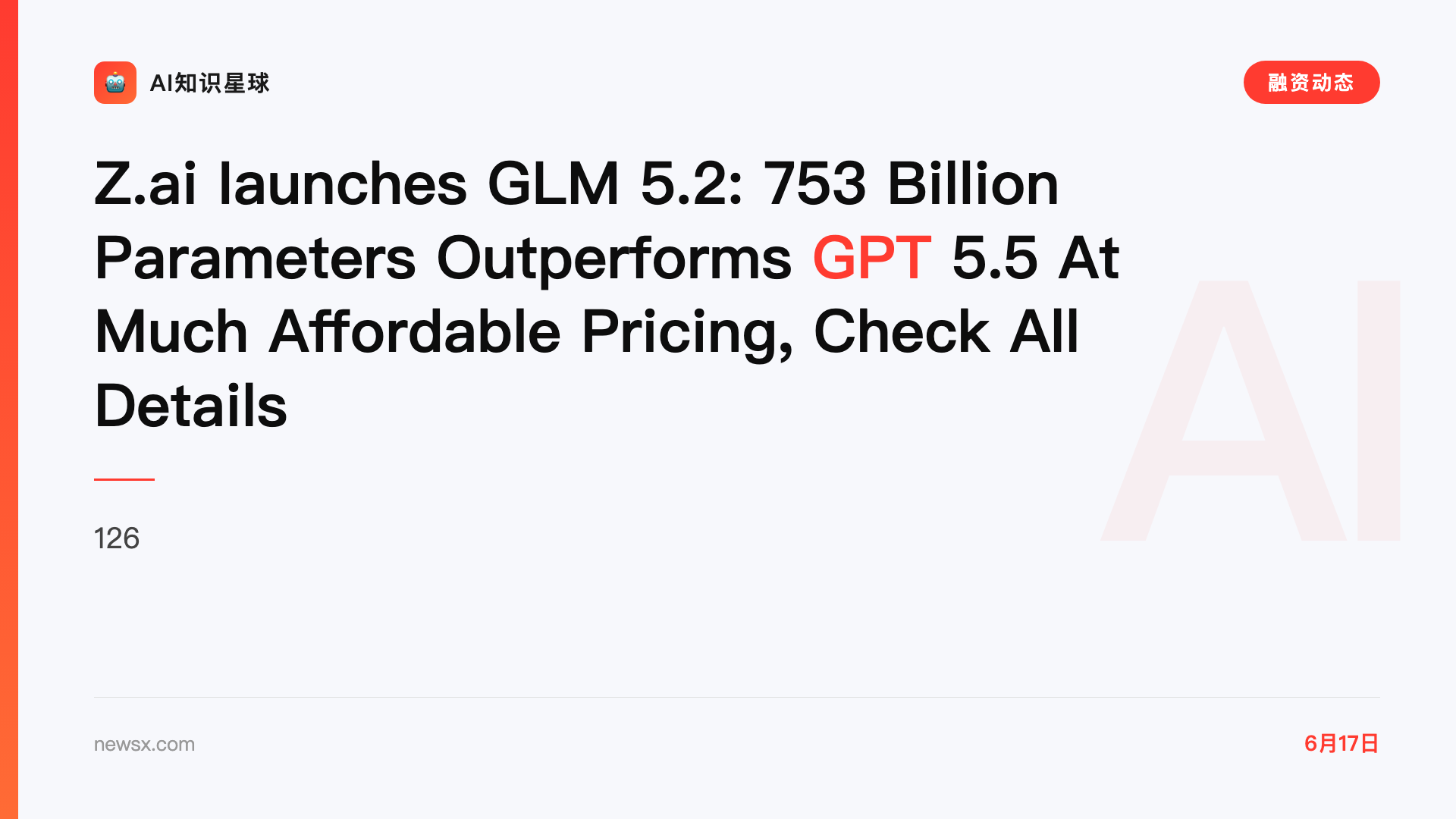 Z.ai Iaunches GLM 5.2: 753 Billion Parameters Outperforms GPT 5.5 At Much Affordable Pricing, Check All Details