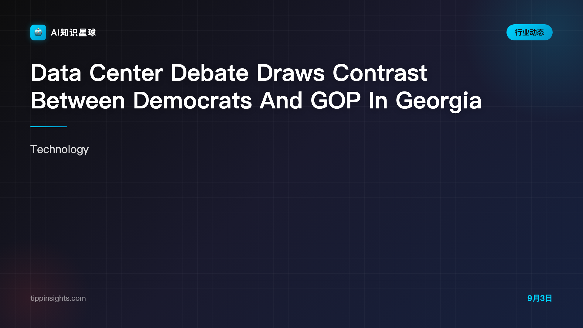 Data Center Debate Draws Contrast Between Democrats And GOP In Georgia