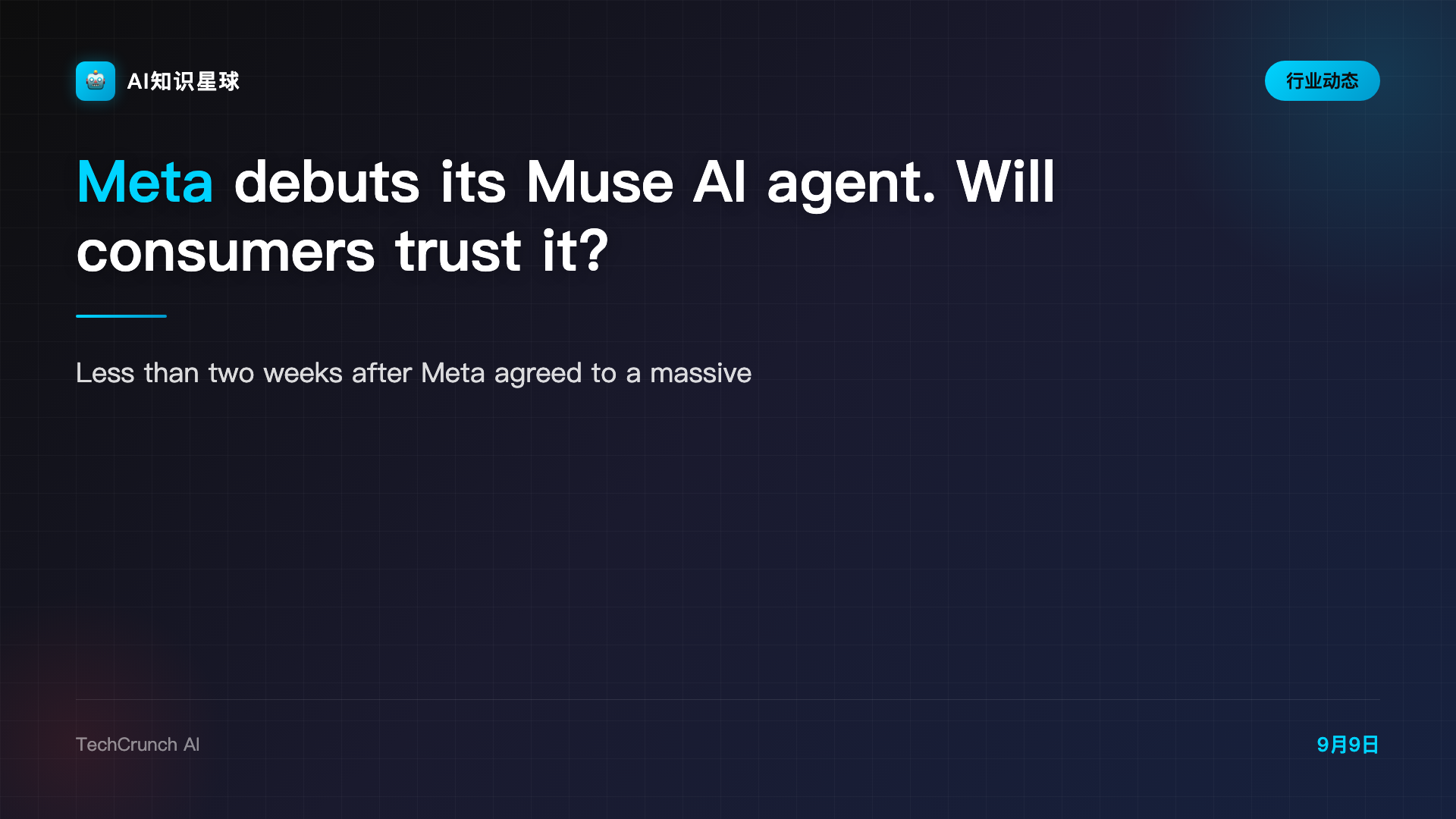 Meta debuts its Muse AI agent. Will consumers trust it?