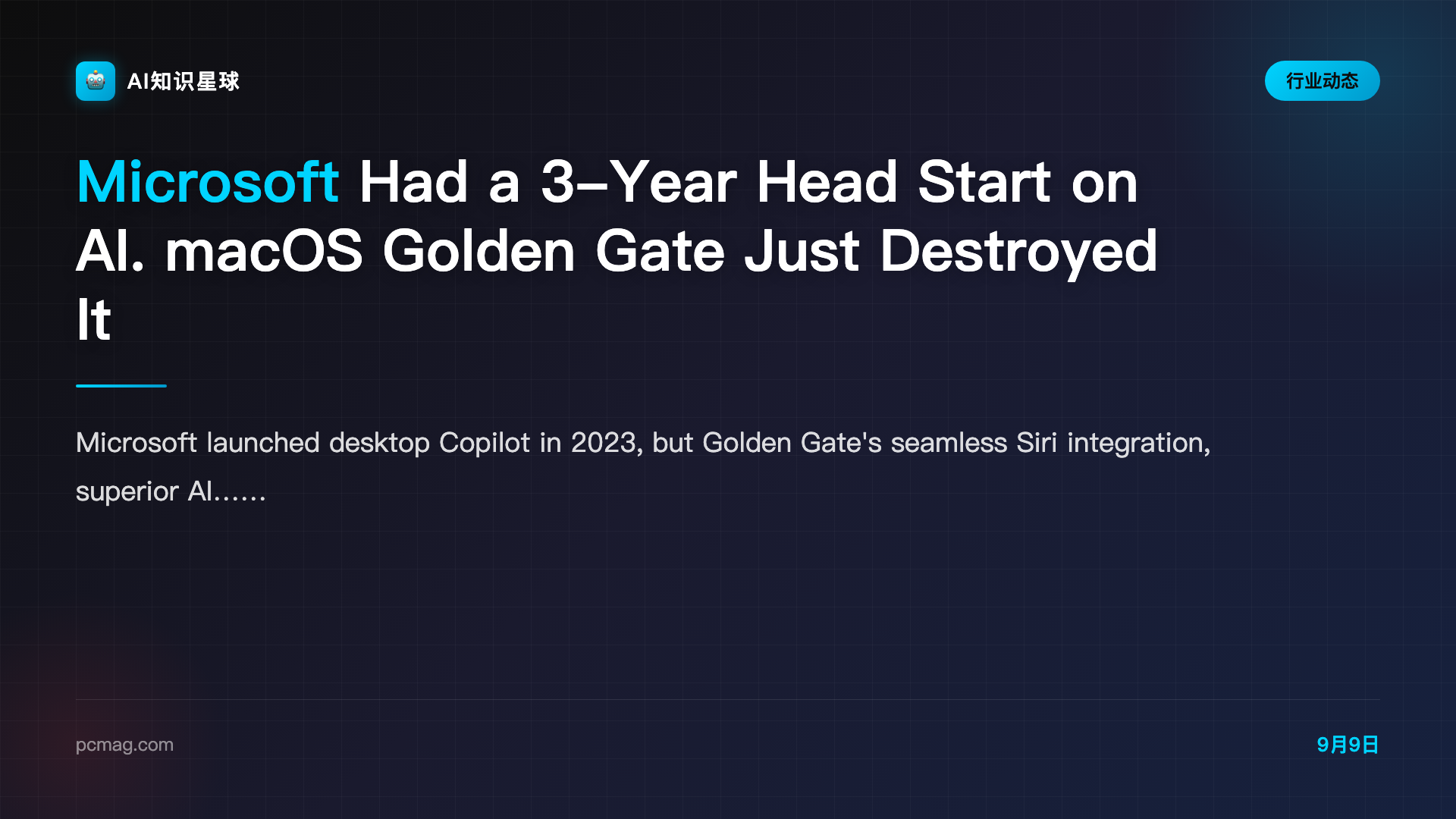 Microsoft Had a 3-Year Head Start on AI. macOS Golden Gate Just Destroyed It | PCMag
