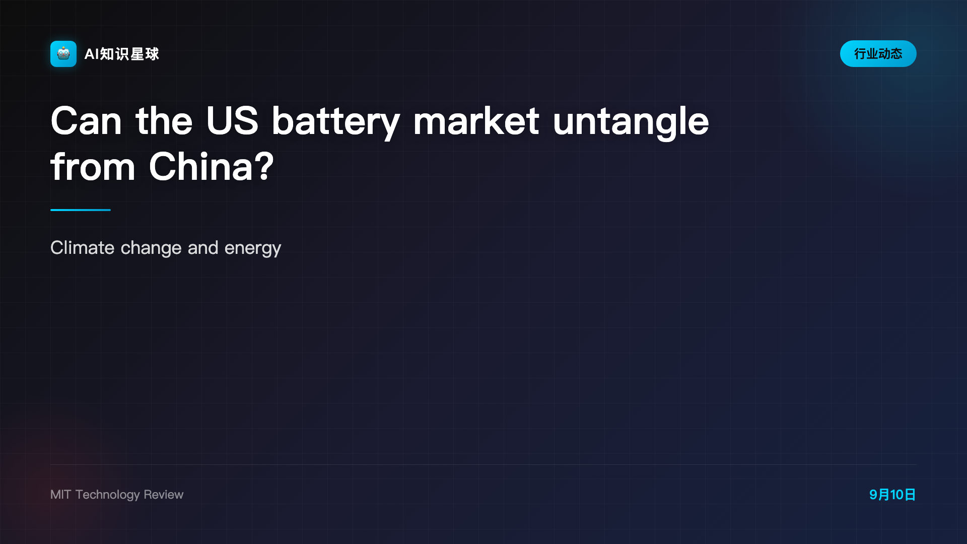 Can the US battery market untangle from China?