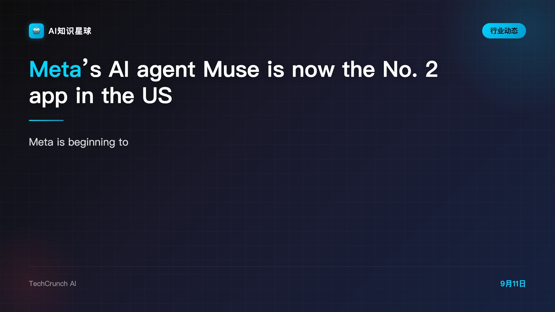 Meta’s AI agent Muse is now the No. 2 app in the US